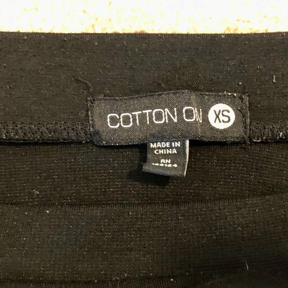 Cotton On Black Skirt XS - USED - Picture 2 of 5